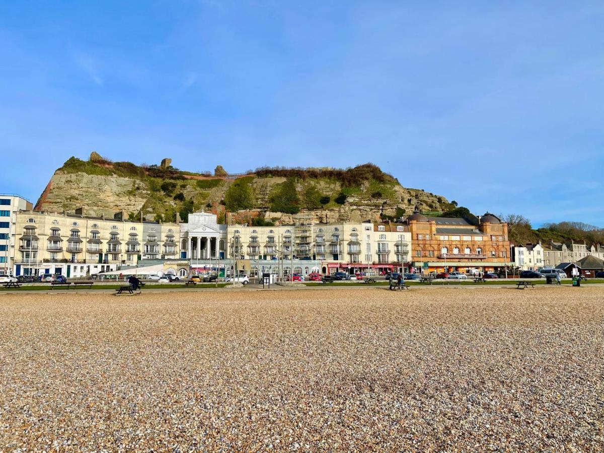 Stunning 2 Bed With Sea View In Hastings Old Town Apartment Bagian luar foto